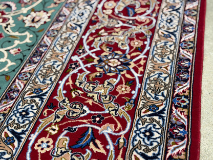 Hand-Knotted Persian Isfahan Rug - Signed Davari - 6’9”x10’
