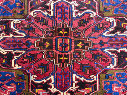 Hand-Knotted Persian Heriz Rug - 9’3”x11’9”
