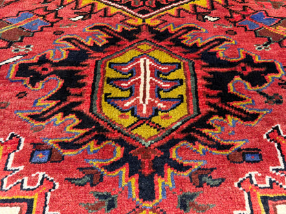 Hand-Knotted Persian Heriz Rug - 10’x13’