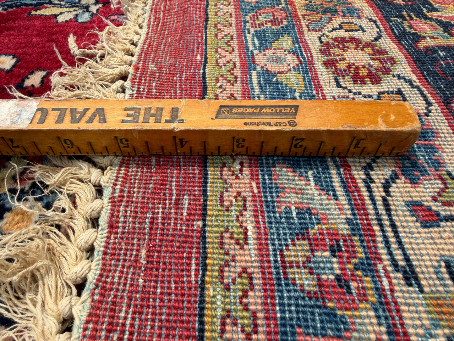Hand-Knotted Persian Sarouk Rug - 10’1”x19’11”