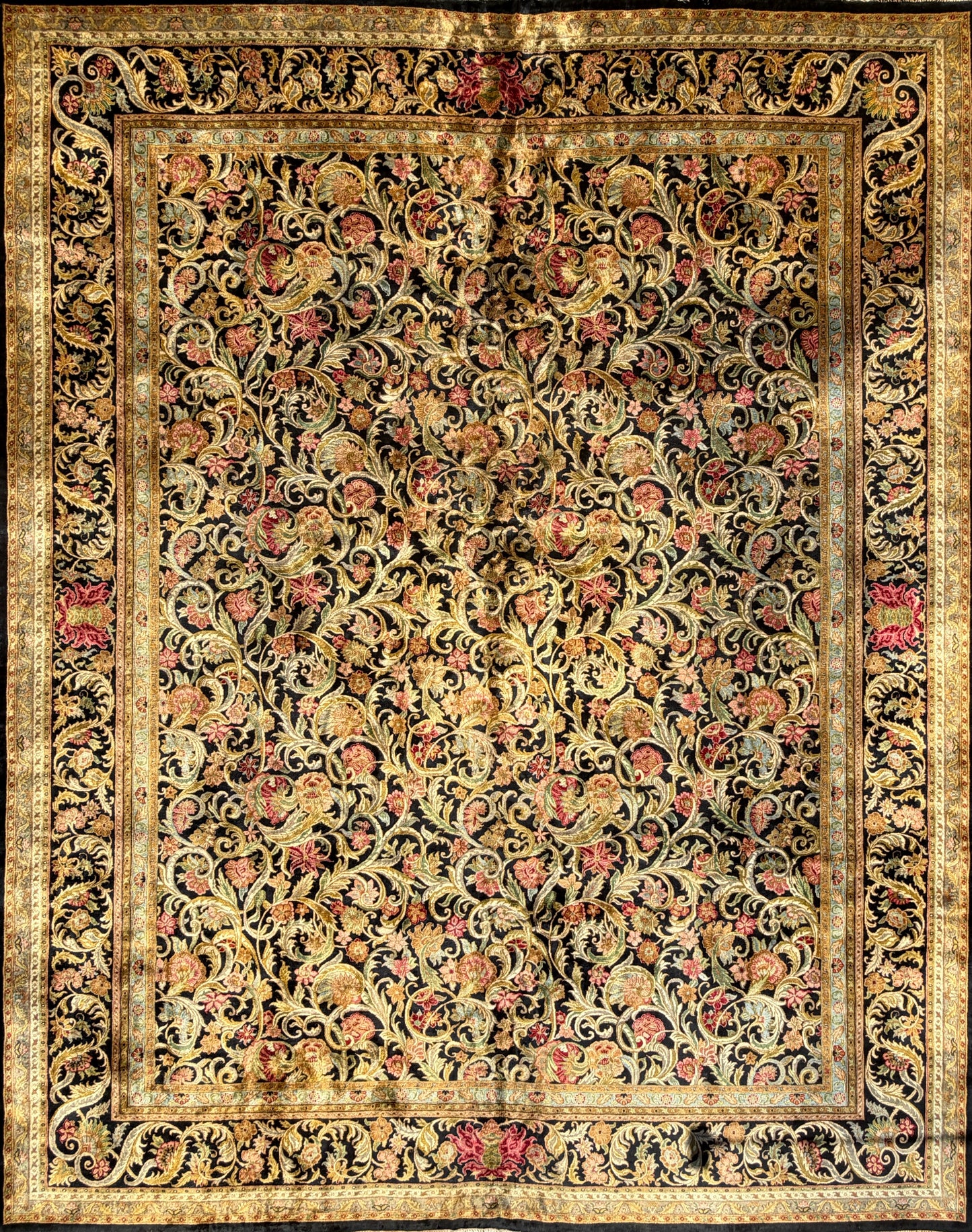Hand-Knotted Oriental Rug - 10’11”x14’10”