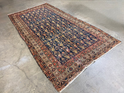 Hand-Knotted Persian Senneh Rug - 5’X9’9”