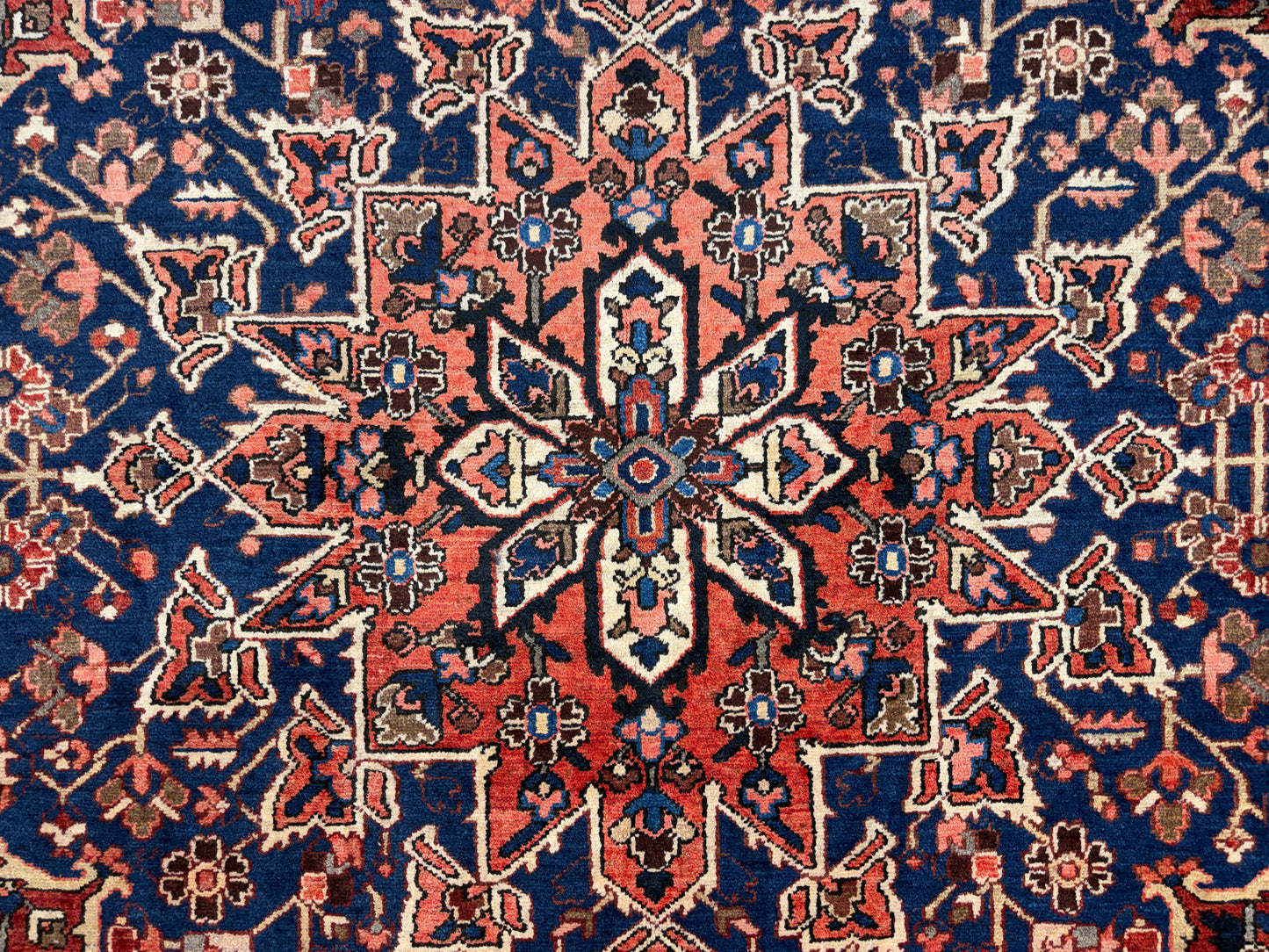 9’8”x12’6” Hand-Knotted Persian Bakhtiari Area Rug