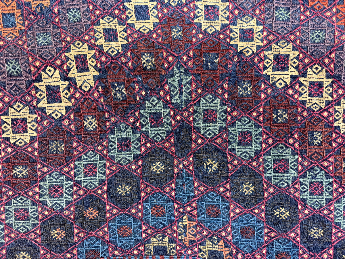 Antique Flatweave Persian Kilim Rug - 5’3”x8’3”