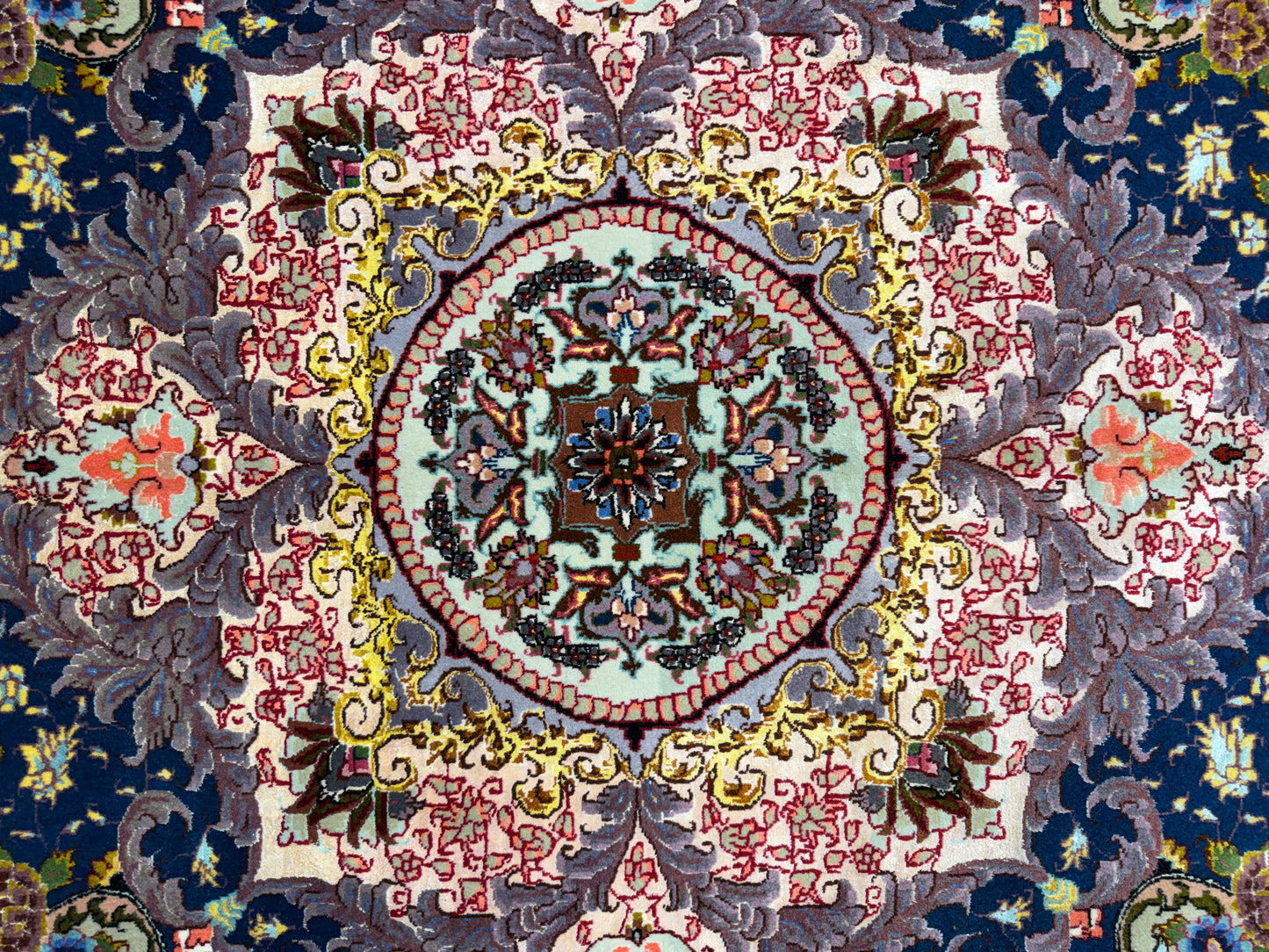 Hand-Knotted 60 Raj Persian Tabriz Rug - Signed Alizadeh - 9’7”x13’4”