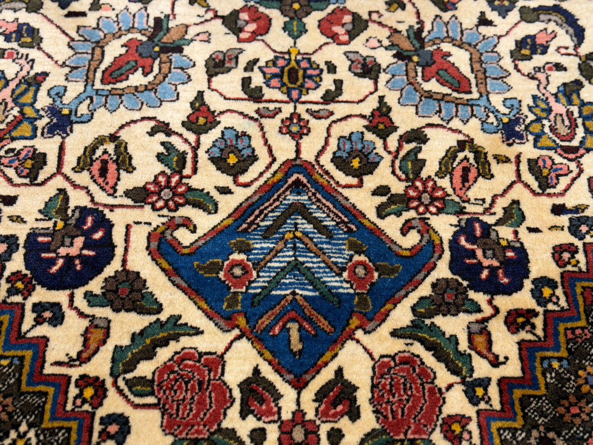 Hand-Knotted Persian Bakhtiari Rug - 6'6"x10'