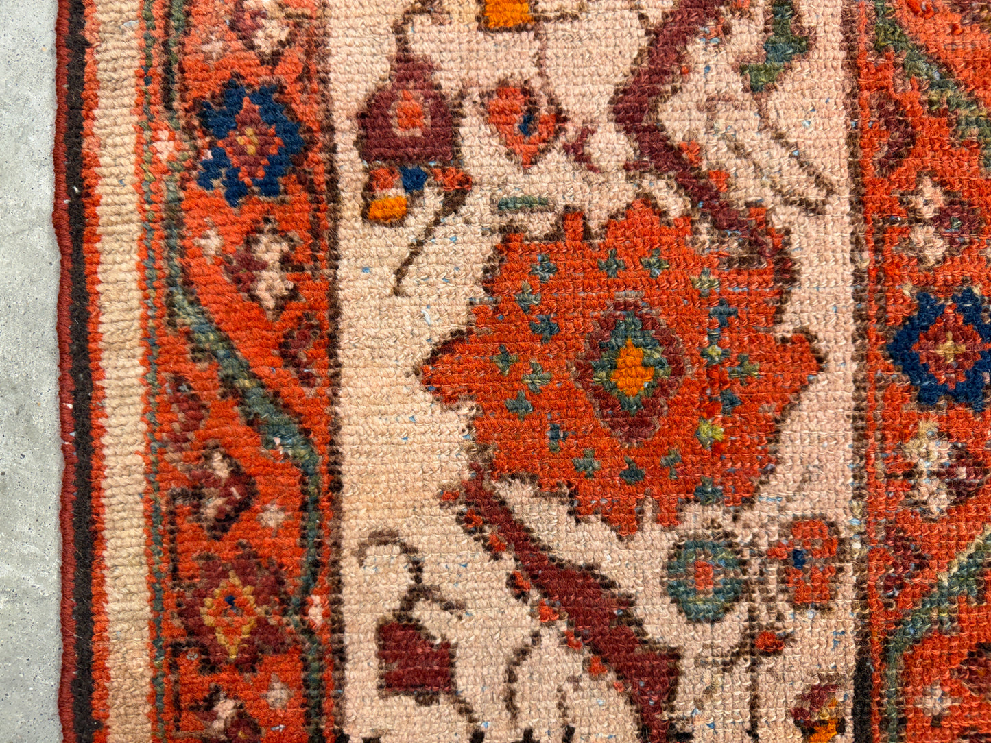 Antique Hand-Knotted Persian Malayer Runner - 6’9”x16’4”