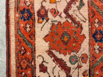 Antique Hand-Knotted Persian Malayer Runner - 6’9”x16’4”