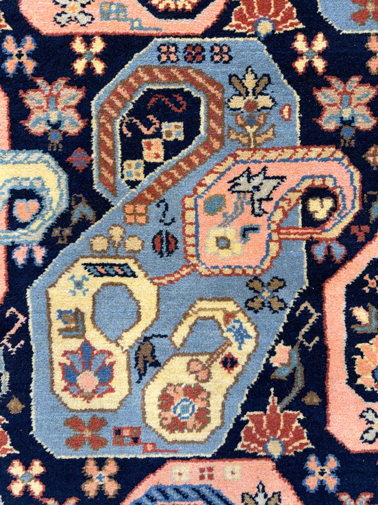 7’10”x10’2” Hand-Knotted Fine Romanian Area Rug