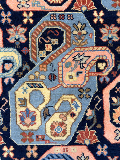 7’10”x10’2” Hand-Knotted Fine Romanian Area Rug