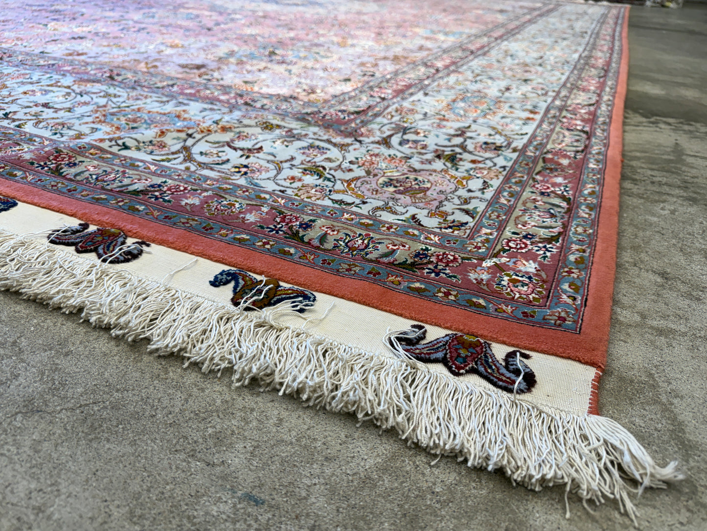 9’7”x14’ Hand-Knotted 70 Raj Persian Tabriz Rug - Signed Beirami