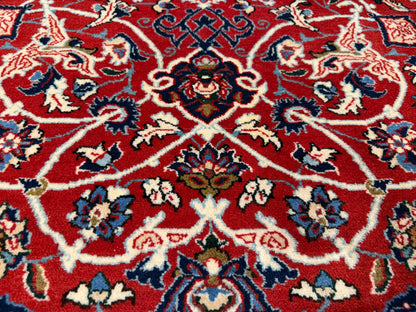 Hand-Knotted Persian Isfahan Rug - 5’1”x6’10”