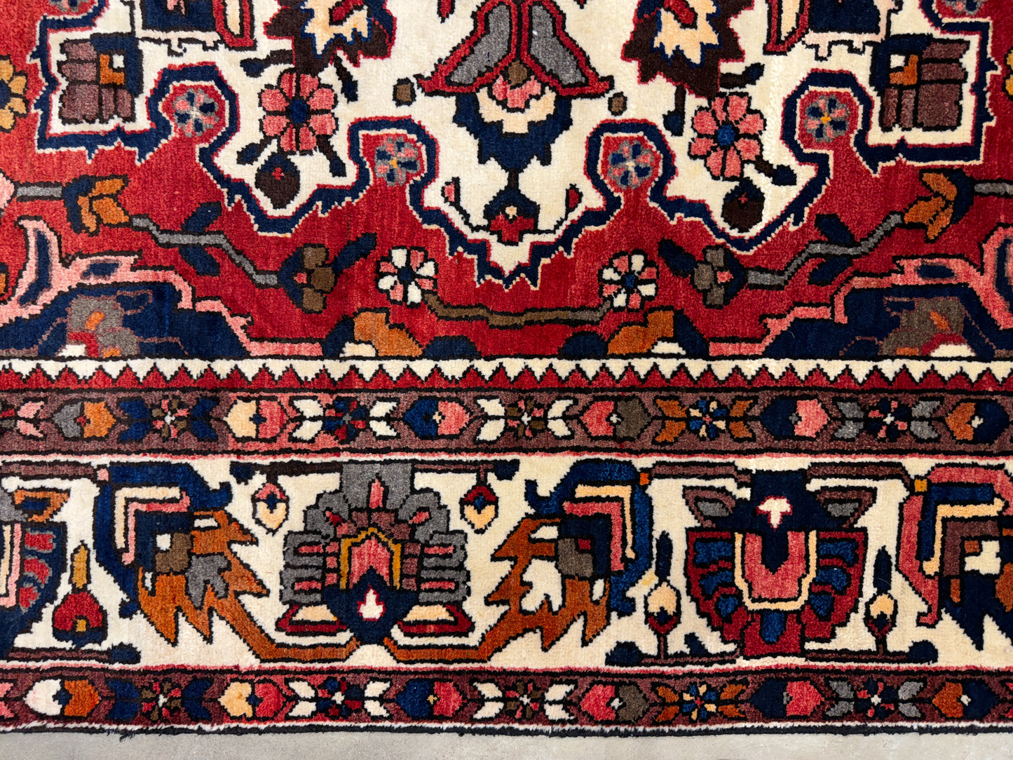 Hand-Knotted Persian Bakhtiari Rug - 6’11”x10’4”