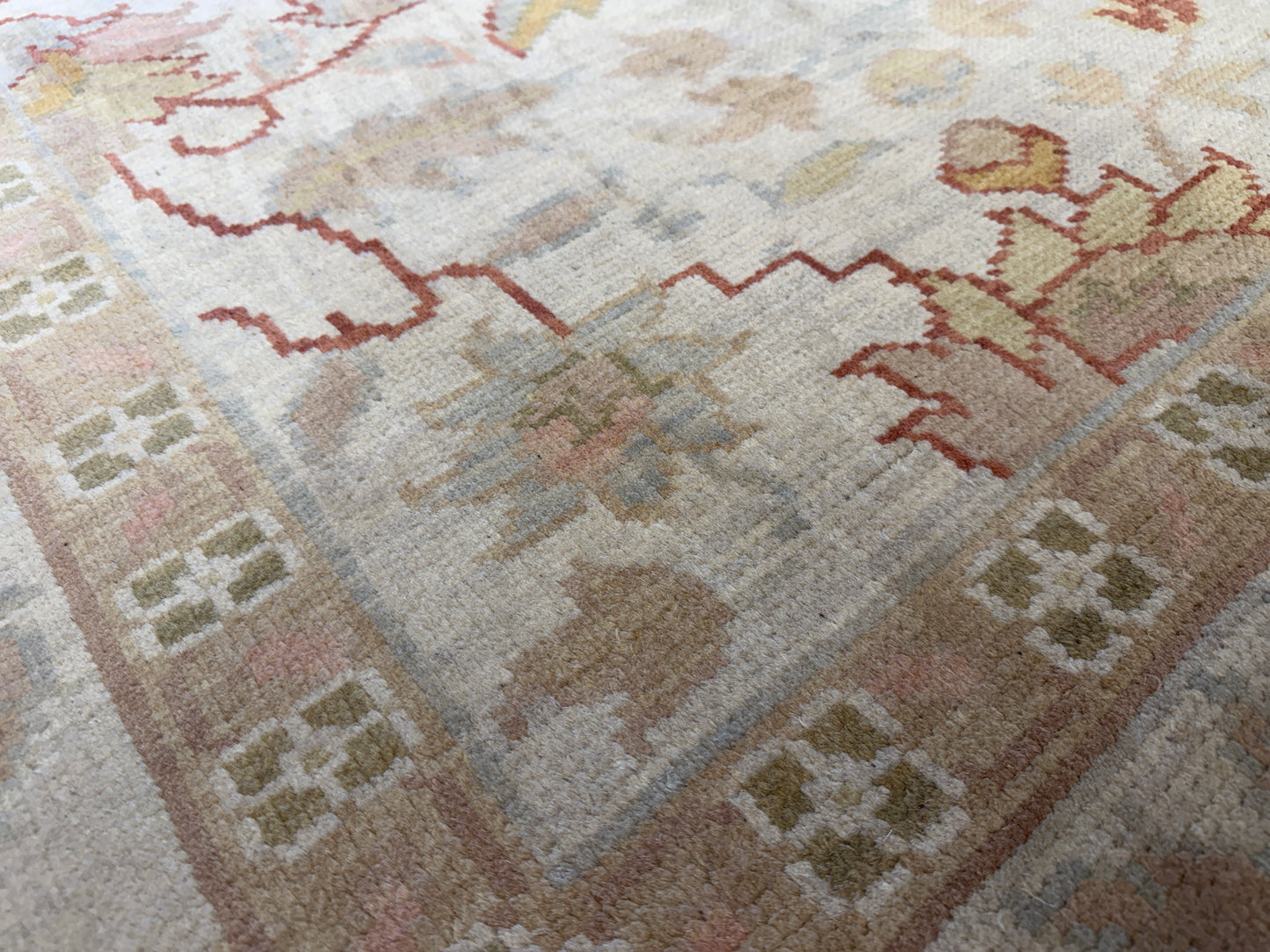 Hand-Knotted Oushak Rug - 8’1”x10’8”