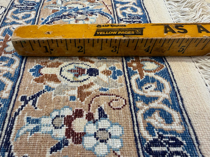 Hand-Knotted 4 La Persian Nain Rug - Signed Habibian - 10'4"x14'3"