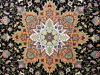 Hand-Knotted Persian Tabriz 60 Raj Rug - 4'11"x6'6"