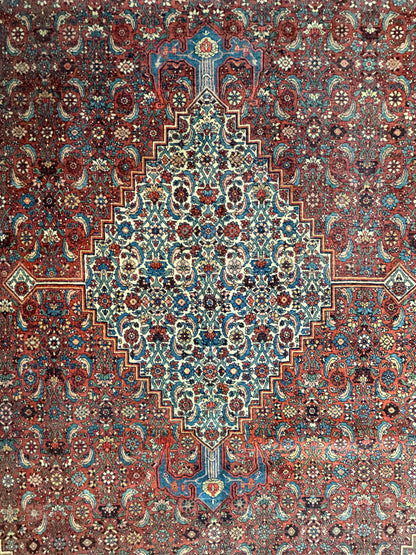 Hand-Knotted Persian Bakhtiari Rug - 9’9”x14’6”
