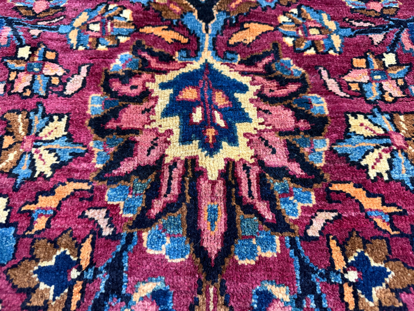 Hand-Knotted Persian Mashad Rug - 11’6”x17’7”