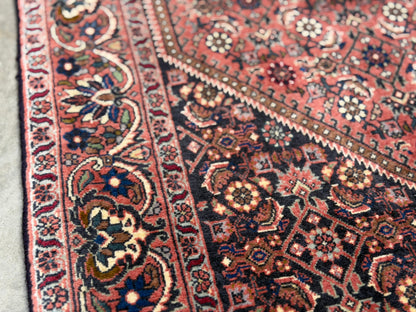 Hand-Knotted Persian Bidjar Rug - 3'8"x6'1"