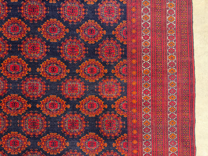 6’5”x9’10” Hand-Knotted Wool Bokhara Oriental Area Rug