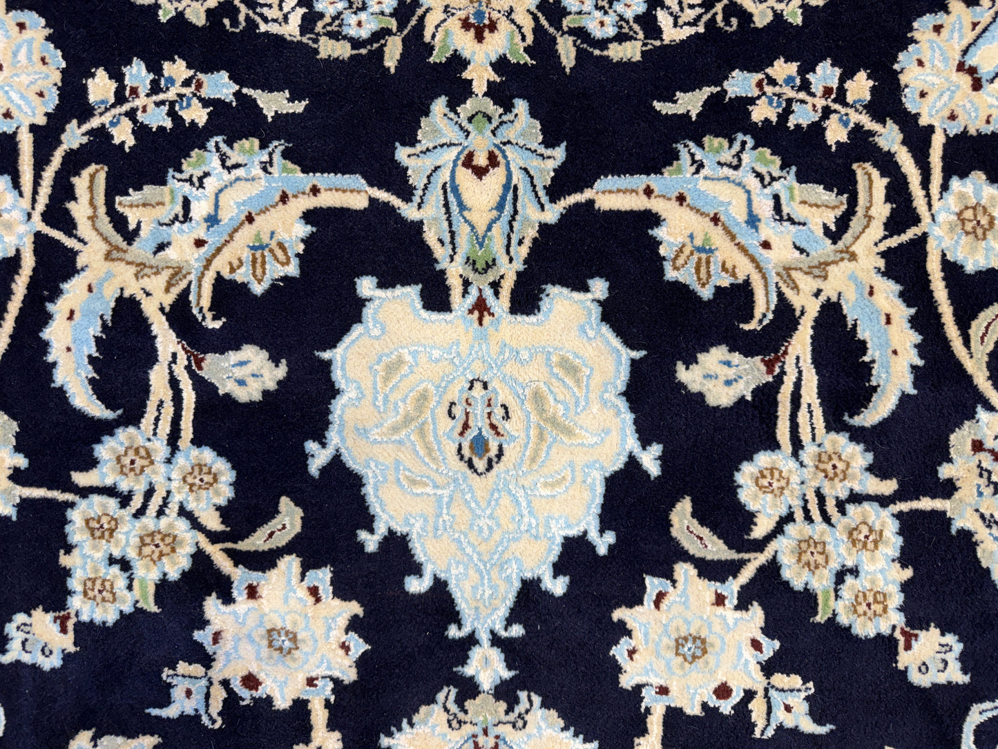 Hand-Knotted Persian Nain Rug - 10’x13’1”