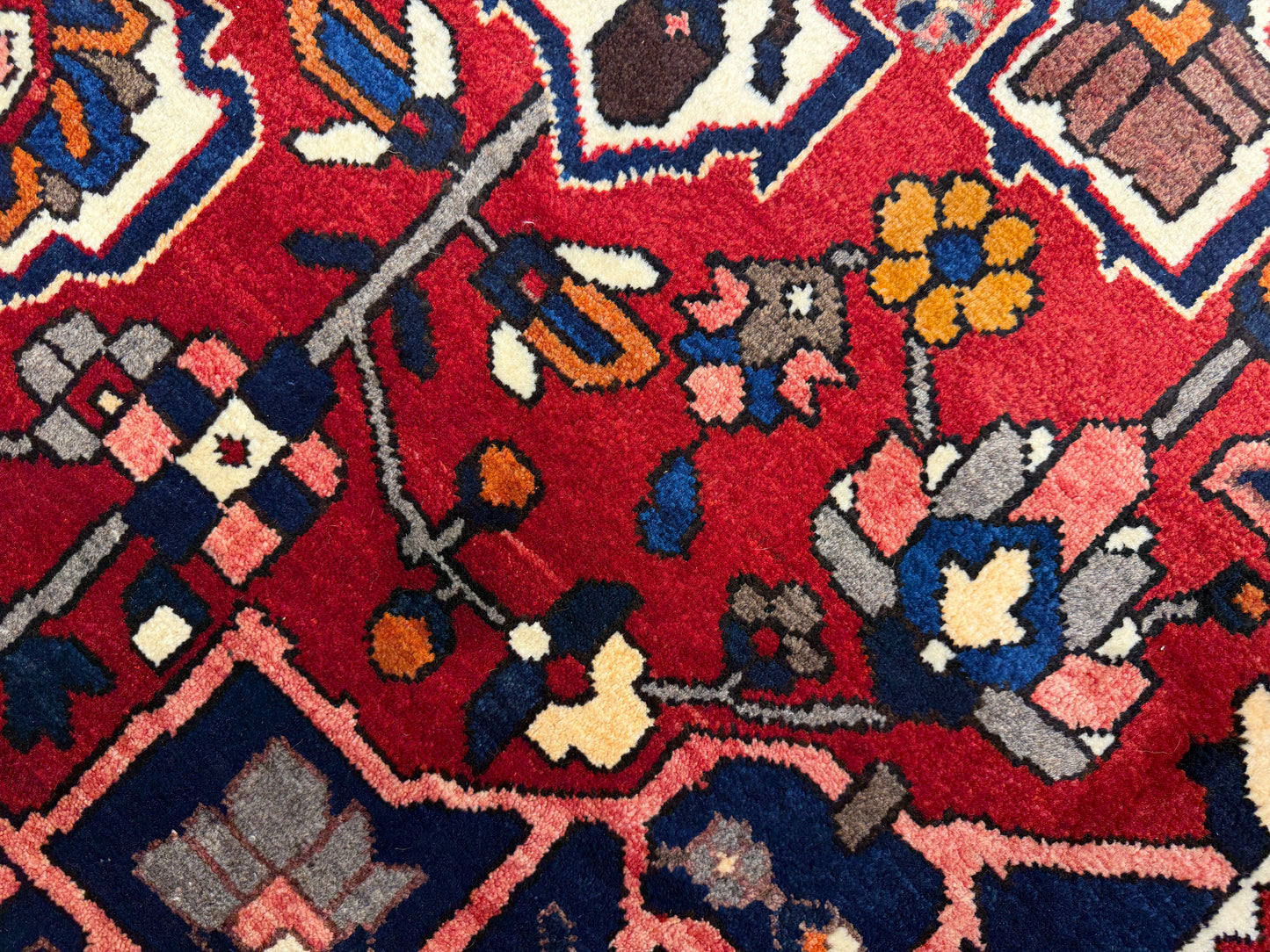 Hand-Knotted Persian Bakhtiari Rug - 6’11”x10’4”