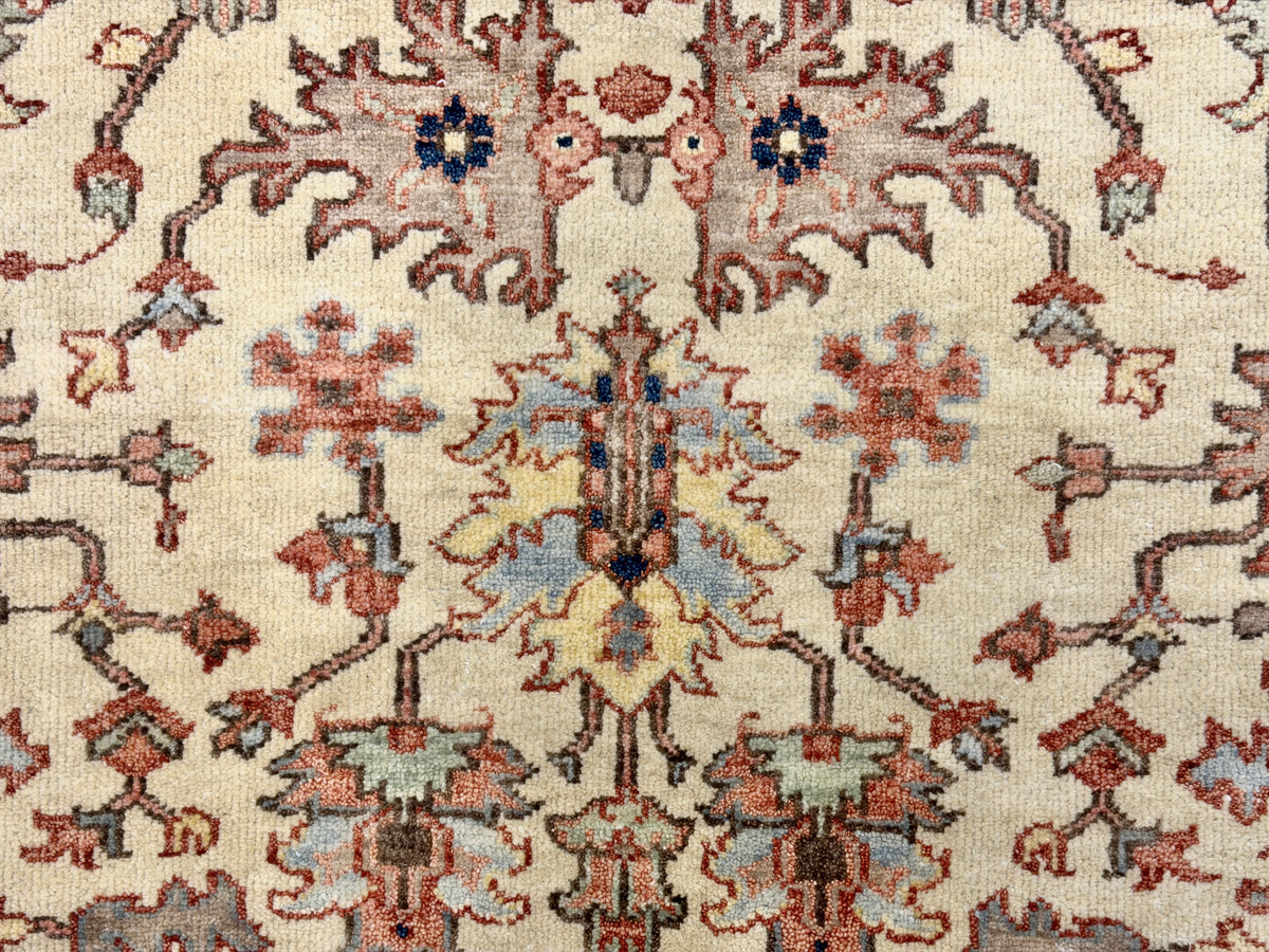 Hand-Knotted IndoMahal Rug - 6'x8'