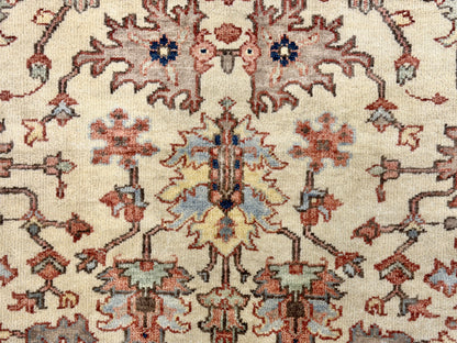 Hand-Knotted IndoMahal Rug - 6'x8'