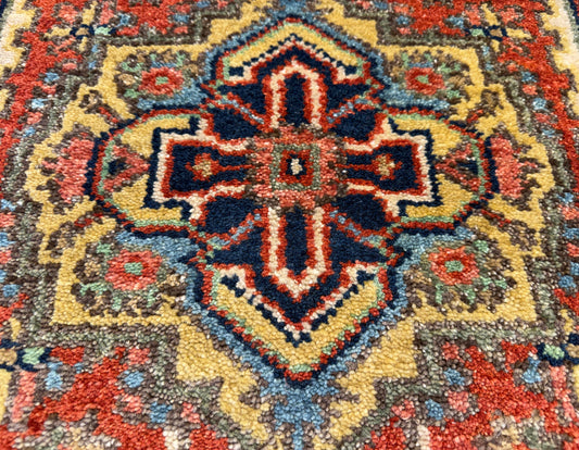 Hand-Knotted IndoHeriz Rug - 2’x3’