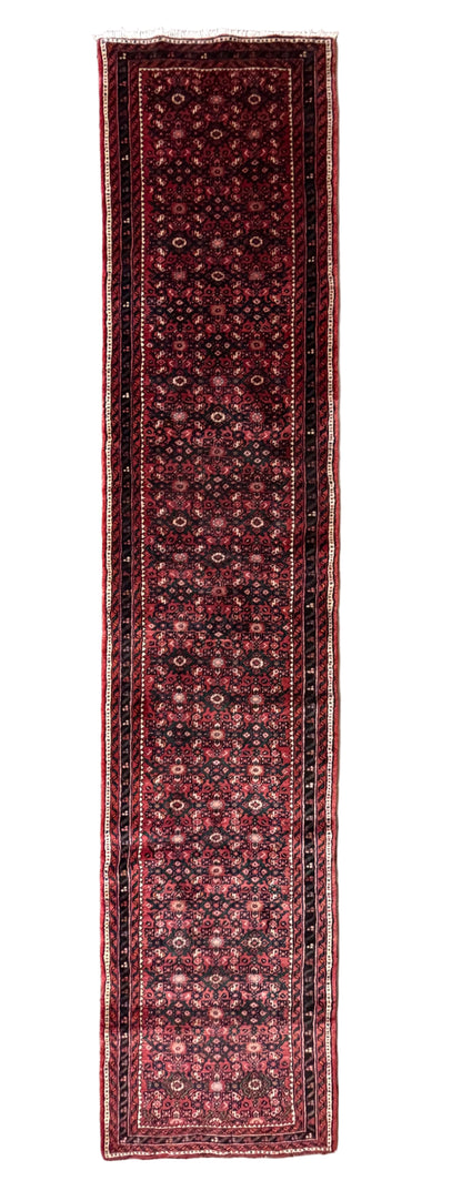 Hand-Knotted Hosseinabad Runner - 2’9”x13’