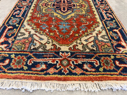 Hand-Knotted IndoHeriz Rug - 2’x3’