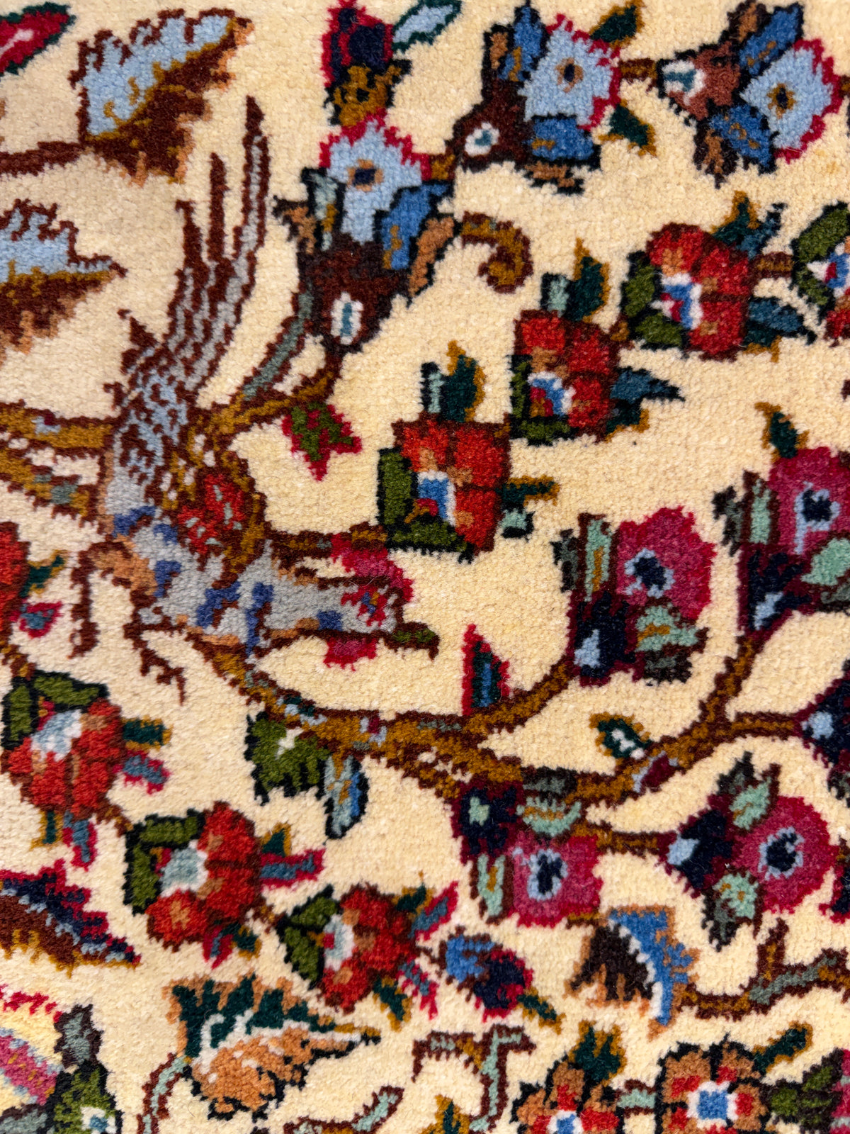 Hand-Knotted Persian Tabriz Rug - 2’x3’