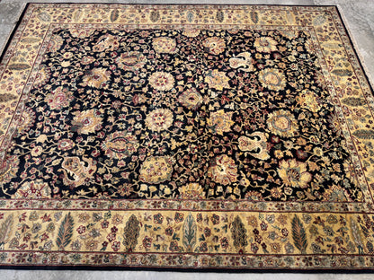 Hand-Knotted Agra Rug - 9’x12’