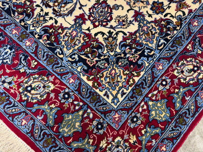 Hand-Knotted Persian Isfahan Rug - 3’6”x5’6”
