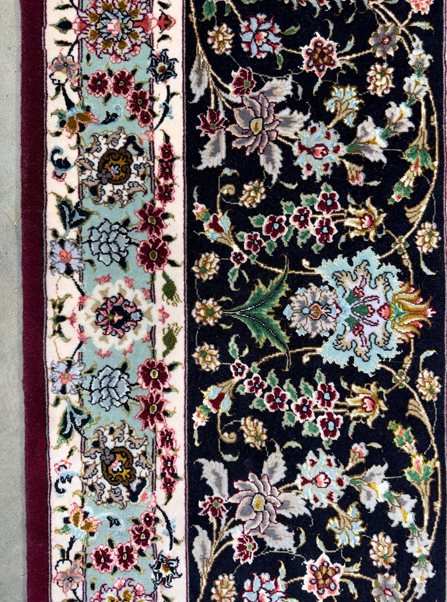 11’4”x16’6” Hand-Knotted 70 Raj Persian Tabriz Rug