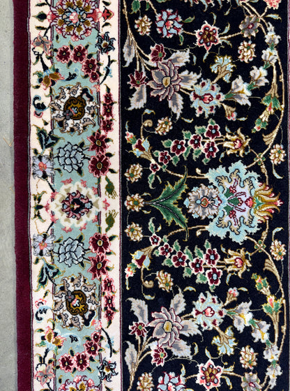 11’4”x16’6” Hand-Knotted 70 Raj Persian Tabriz Rug