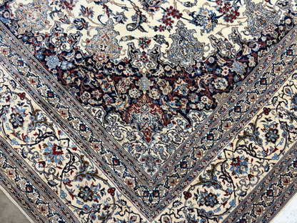 Hand-Knotted 4 La Persian Nain Rug - 10'3"x14'1"