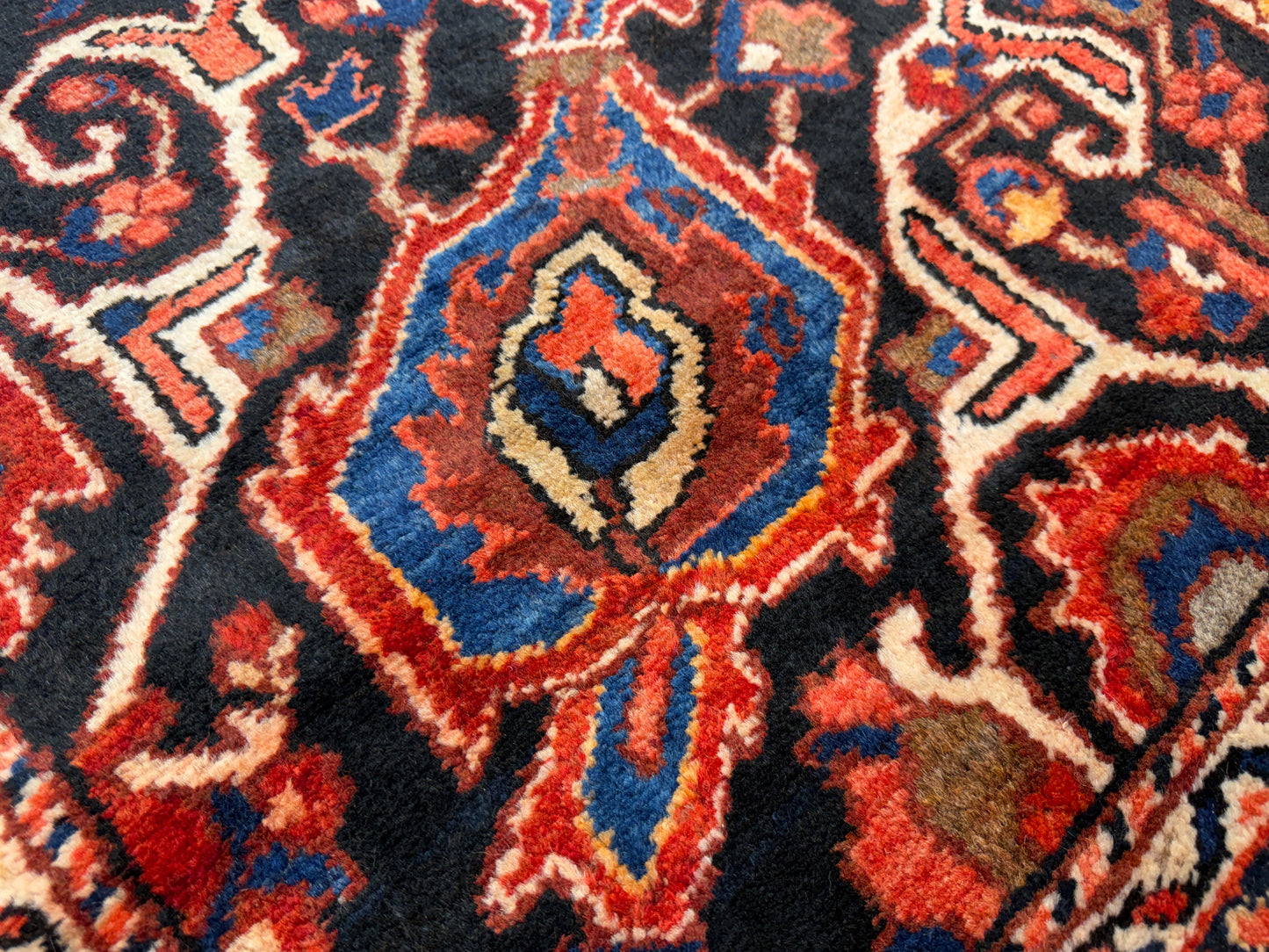9’8”x12’6” Hand-Knotted Persian Bakhtiari Area Rug