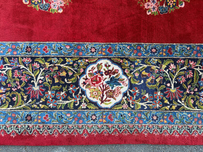 12’10x18’6” Hand-Knotted Persian Tabriz Rug - Signed Torabi