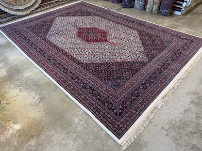 9’10”x14’ Hand-Knotted IndoBidjar Area Rug