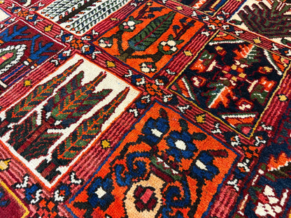 Hand-Knotted Persian Bakhtiari Rug - 10’5”x12’8”