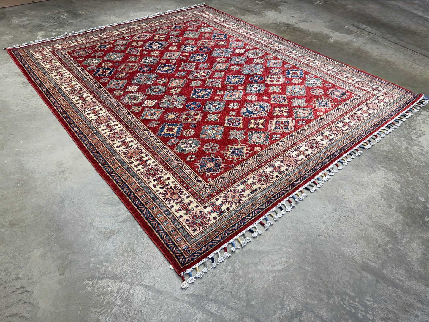 Hand-Knotted Kazak Rug - 8’x9’6”