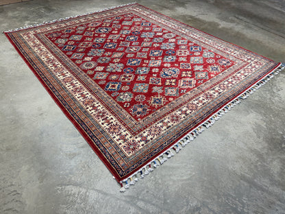 Hand-Knotted Kazak Rug - 8’x9’6”