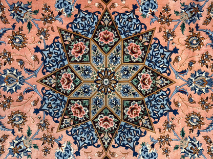 Hand-Knotted Persian Isfahan Rug - Signed Asachi - 5’x7’8”