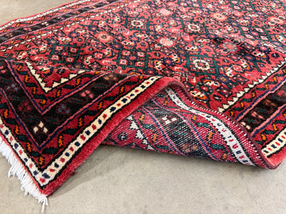 Hand-Knotted Hosseinabad Runner - 2’9”x13’