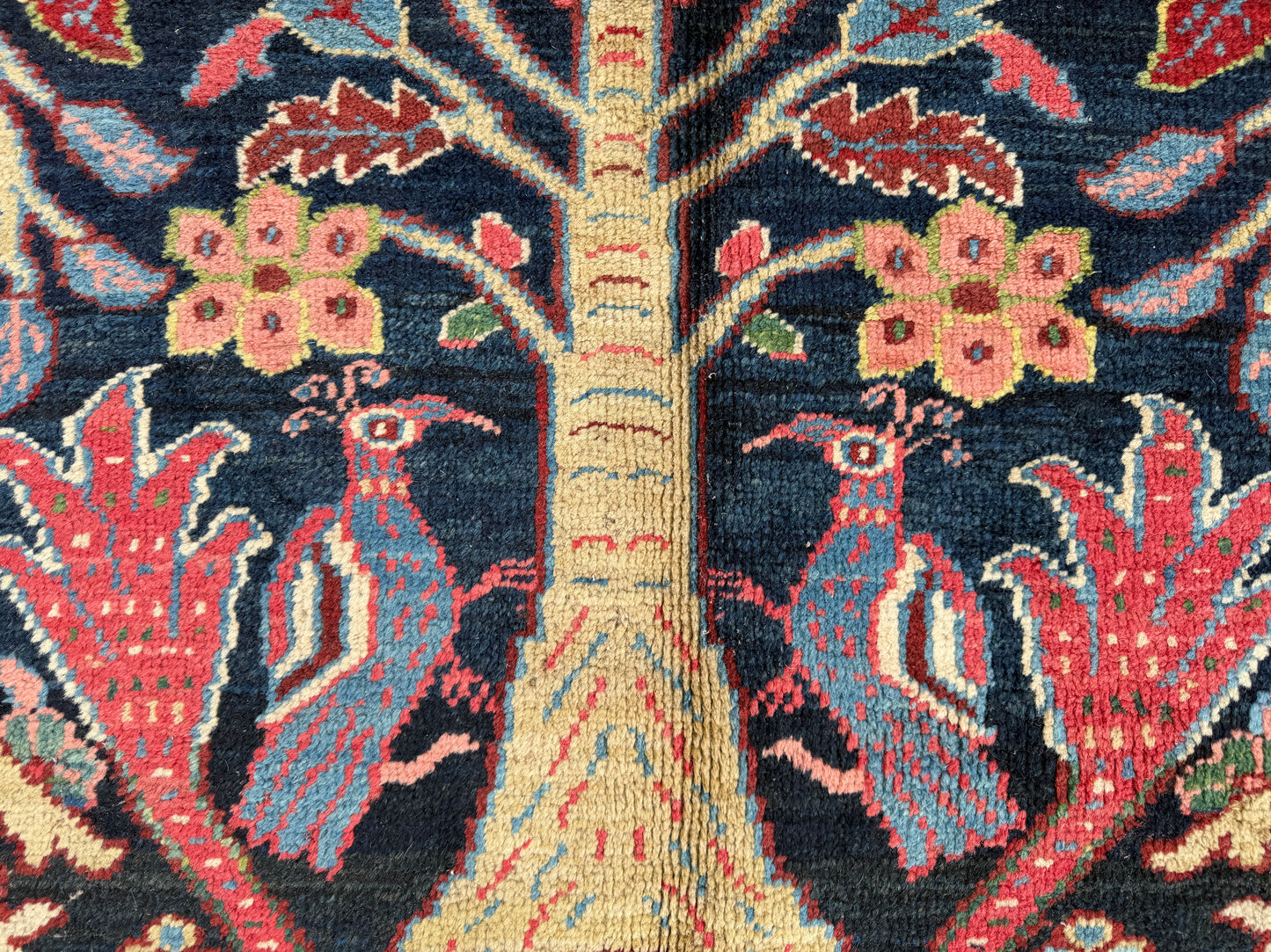 Hand-Knotted Antique Persian Heriz Rug - 12’6”x22’6”