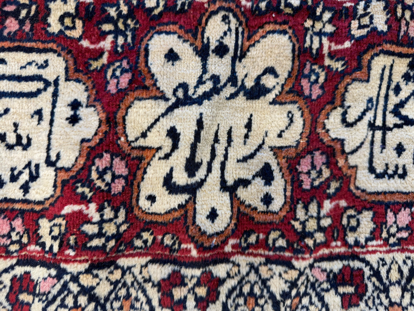 12’11”x21’7” Very Fine Collector Antique Hand-Knotted Signed Persian Kerman Area Rug