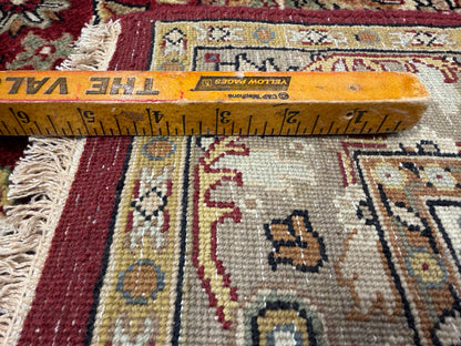 8’9”x12’3” Hand-Knotted Very Fine Wool Agra Area Rug 50 Raj