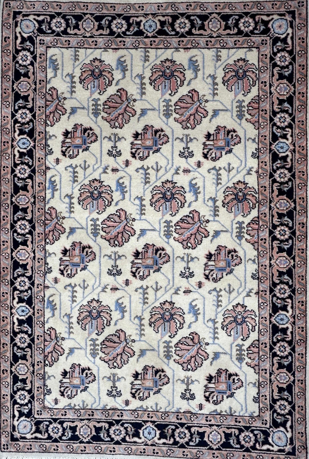 4’x5’10” Hand-knotted Wool All-Over Rug - Oriental Carpet 4x6