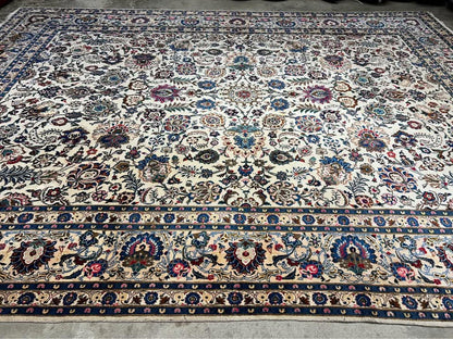 10’5”x 13’8” Handmade Persian Kashan Rug